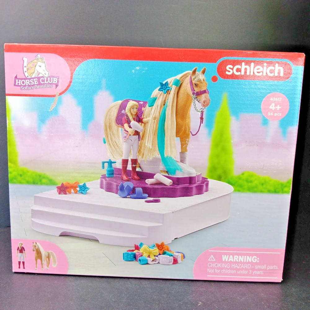 SEALED SCHLEICH Horse Club Sofia's Beauties Grooming Station Toy Playset 42617